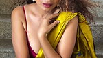 YUMM SEXY WIFE MATERIAL IN BACKLESS SAREE CLEAVAGE UUFFF 2