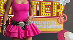 CHICK NIA SHARMA IRRESISTIBLE CLEAVAGE AND SEXY THIGHS TEASE IN MINI SKIRT VID 2 2
