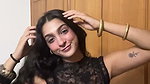 desi girl sexy deep navel in white top 2 2