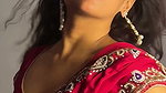 desi katrina kareena transformation in red saree 2 2