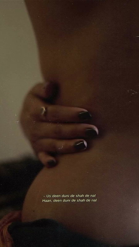 dusk lady removing cloths and showing bare back 2 2