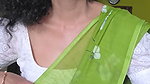 malayali lady wide tummy and navel in green saree 2 2