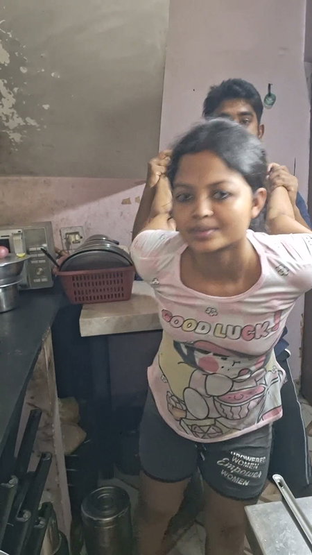 Desi Ex-hot Wife Sex Boyfriend Night Alone Cooking Time