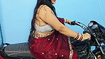 Sister-in-law Got Rid of Brother-in-law on Bike and Brother-in-law Taught Sister-in-law How to Ride Bike.