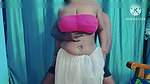 Hot girl romance with stranger in a public dress changing area and she did a great blow and take all his cum on her huge tits