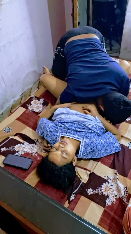 INDIA DESI Wife Romantic seen Fast time Alone