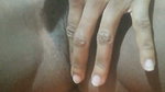 I put my finger in my