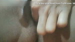 I put my finger in my