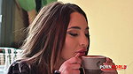 Sara Diamante – Seductive Vixen Sara Diamante Enjoys A DP Drilling With Shy Waiter