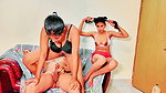 share a guy. Fuck, cum inside and share cum BFF