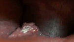 Aman Put His Cock Between Her Lips and Sucked It