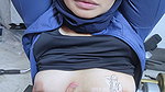 Asian Hijab Girl Stuck at Fitness Tools and Got Cum in Face by Her Trainer – Minokiiko