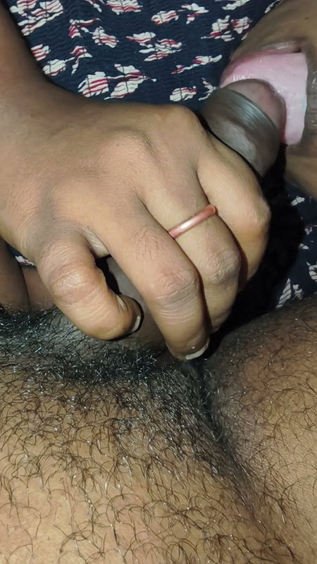 Hi Dears Today a Small Blowjob Because He Jerking Suddenly