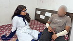 Komal Went Straight to the Teacher’s House but the Class Had Not Started yet, so She Taught the Masterbation Class.