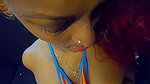 Lumenus Orange & Blue Bikini Try on with Husband Nilmini Sheron & Dushantha Don