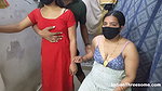 Real Indian Threesome with Desi MILF and Cute 18 Year Old Teen