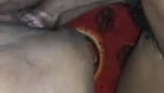 Cum under pussy