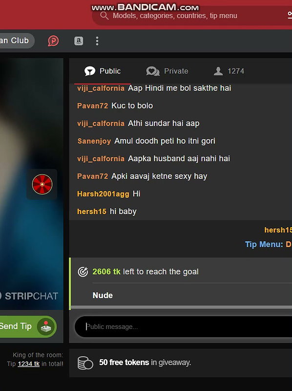 Sonale stripchat ticket show