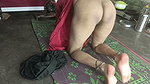 Double dildo in ass to fuck big ass Hindi audio doggy style anal