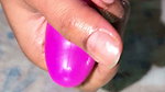 New Dildo, full power vibration in my pussy made me horny for Penis