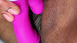 New Dildo, full power vibration in my pussy made me horny for Penis