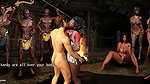 Struggle with sins nyra (Tribal ) fucks infront of her tribe by her husband