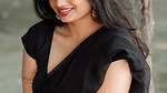 homely girl boobs in blouse sexy navel show