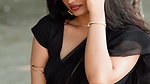 homely girl boobs in blouse sexy navel show