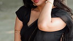 homely girl boobs in blouse sexy navel show