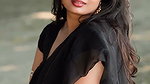 homely girl boobs in blouse sexy navel show