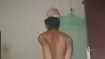 Girl Asshole show after bath tease