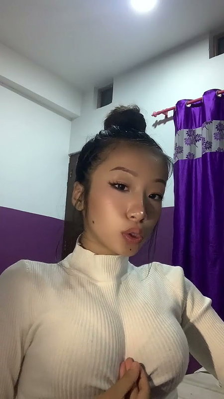 Busty Nepali Tiktoker Sexy Baddie Gf Giving Sensual Blowjob & Getting Fucked 2 15