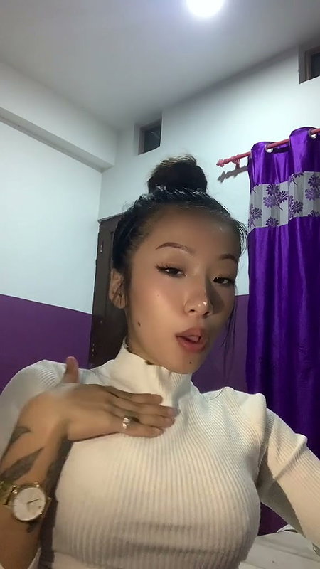 Busty Nepali Tiktoker Sexy Baddie Gf Giving Sensual Blowjob & Getting Fucked 2 15