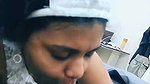 Tamil Chubby Busty Bhabhi Giving Sensual Deepthroat Blowjob & Fucking In Maid 9