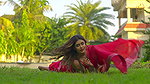 srabani huge wet cleavage and hot navel show seductive act