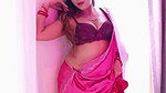 Dipannita Looking So Sexy In Pink Saree