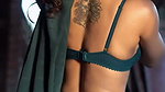 Tempting Girl Looking So Erotic In Saree