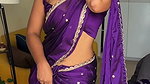 girl open boobs in blouse and hot navel deep show