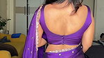 girl open boobs in blouse and hot navel deep show