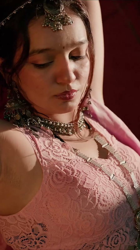 Bhargav Looking So Gorgeous In Pink Dress