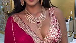 KIRAN TOO CAPTIVATING SEXY WIFE MATERIAL IN RED SAREE