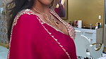 KIRAN TOO CAPTIVATING SEXY WIFE MATERIAL IN RED SAREE