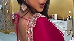 KIRAN TOO CAPTIVATING SEXY WIFE MATERIAL IN RED SAREE