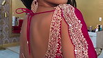 KIRAN TOO CAPTIVATING SEXY WIFE MATERIAL IN RED SAREE
