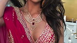 KIRAN TOO CAPTIVATING SEXY WIFE MATERIAL IN RED SAREE
