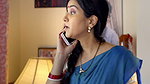Chubby desi lady hot wide tummy and big open navel in blue saree 1