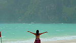 Girl Soni Enjoying On Beach