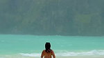 Girl Soni Enjoying On Beach