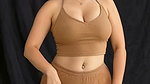 Ritvi Hot Cleavage And Navel Show