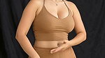 Ritvi Hot Cleavage And Navel Show